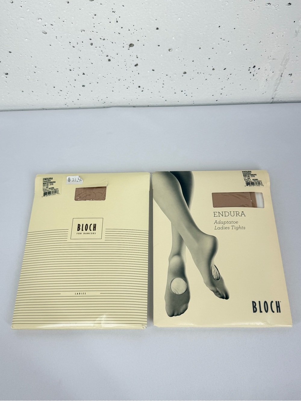 Bloch lot of 2 Size C/D Endura Tan Convertible Body Stocking # B0398L Tights New